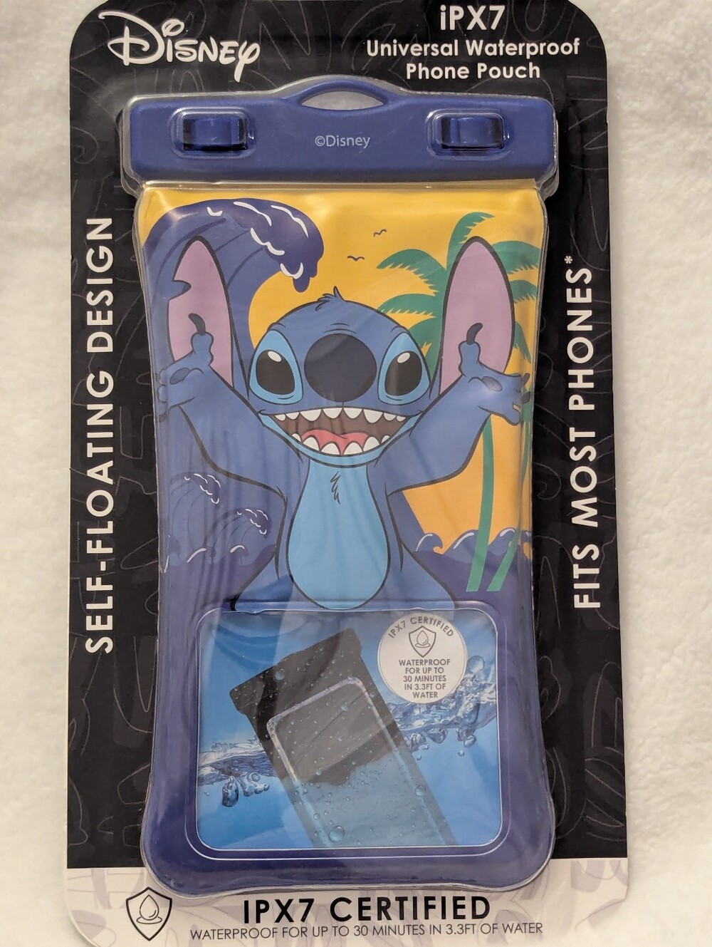 Disney Stitch Waterproof Phone Pouch IPx7 Certified
